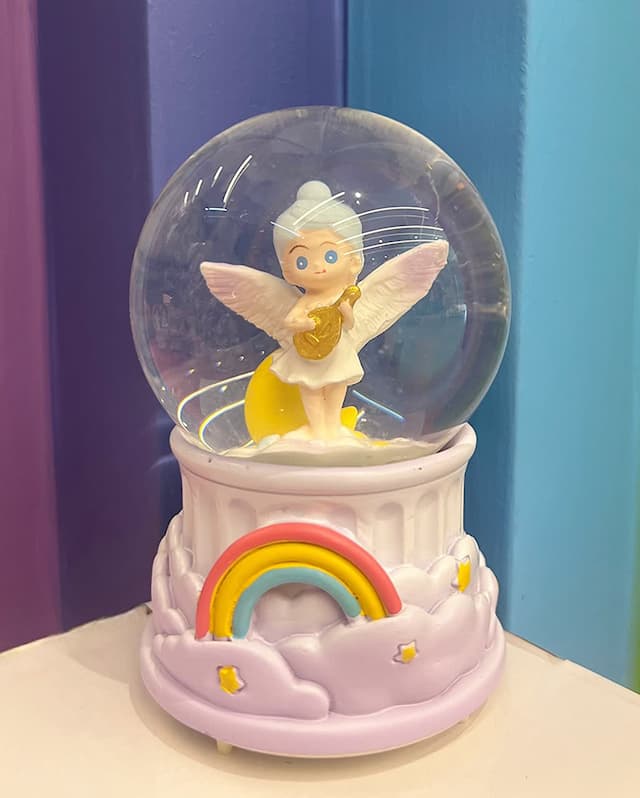 گوی نور پرداز طرح فرشته رنگین کمان