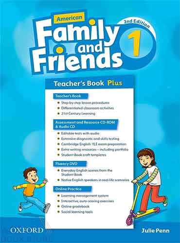 کتاب American Family and Friends 1 2nd edition Teacher’s Book Plus کتاب راهنمای معلم