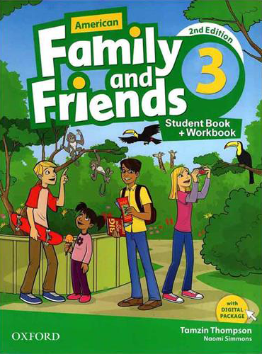 کتاب American Family and Friends 3 + WorkBook (2nd Edition) - رحلی