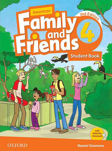 کتاب American Family and Friends 4 + WorkBook 2nd Edition) - رحلی نسخه صادراتی