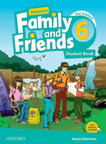 کتاب American Family and Friends 6 + WorkBook (2nd Edition) - رحلی نسخه صادراتی