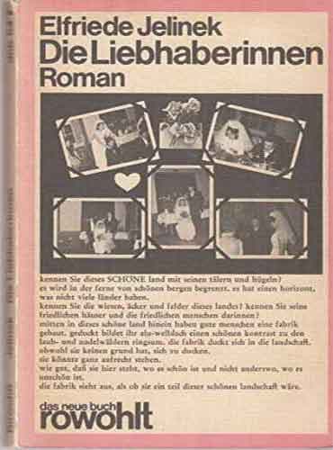 Die Liebhaberinnen: Roman - signiert By Jelinek, Elfriede - رمان آلمانی