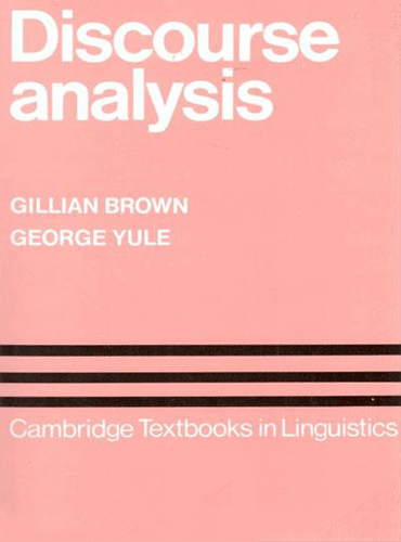 Discourse Analysis by Yule