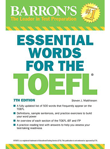 Essential Words for the TOEFL (Barron's Test Prep), 7th Edition