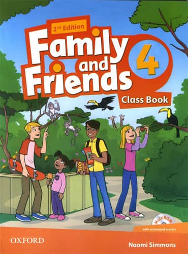 کتاب Family and Friends 4 + Workbook (2nd Edition) British لهجه بریتیش - رحلی