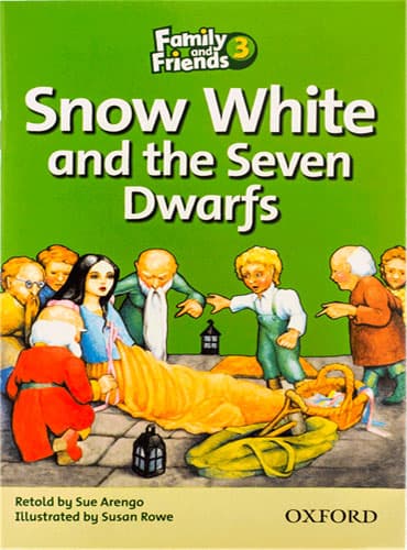 خرید کتاب داستان فمیلی اند فرندز Family and Friends Readers 3: Snow White and the seven Dwarfs
