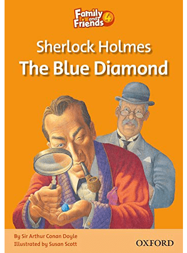 خرید کتاب داستان فمیلی اند فرندز Family and Friends Readers 4: Sherlock Holmes The Blue Diamond