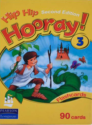فلش کارت Hip hip hooray 3 flash card