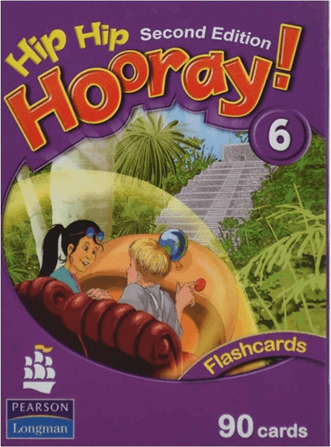 فلش کارت Hip hip hooray 6 flash card