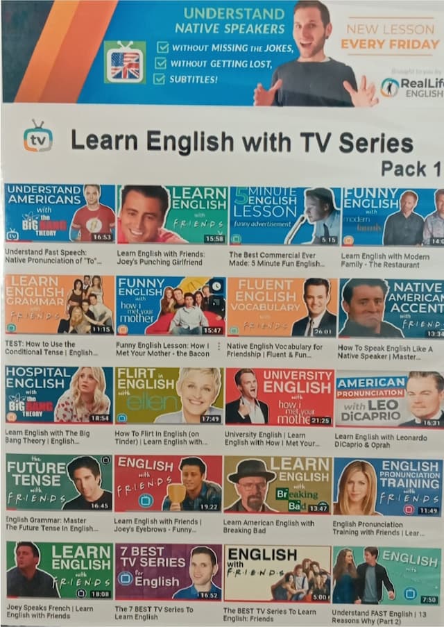 Learn English with TV Series (Pack 1)