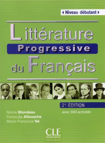 Littérature progressive du français débutant +CD (2eme édition)