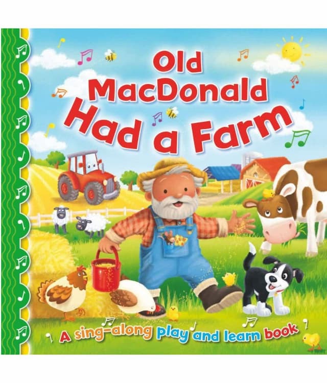 Old Macdonald Had A Farm Sing Along Play & Learn Book (Original)