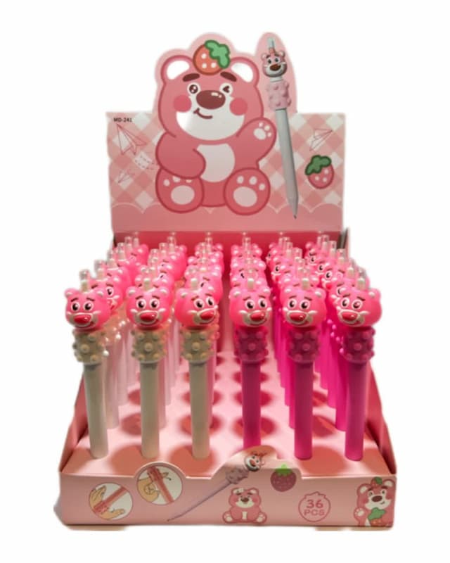 pink bear مداد بی نهایت طرح