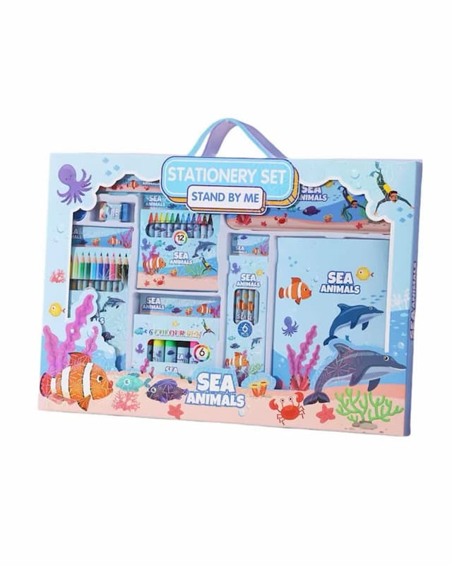 Sea Animals ست تحریر هدیه 9 تکه طرح