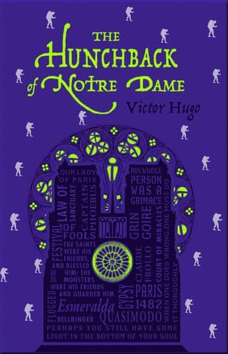 کتاب The Hunchback of Notre Dame by Victor Hugo جلد پارچه ای