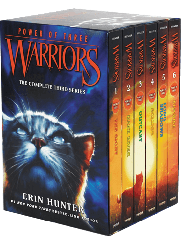 Warriors: Power of Three Box Set, Volumes 1 to 6 By Erin Hunter